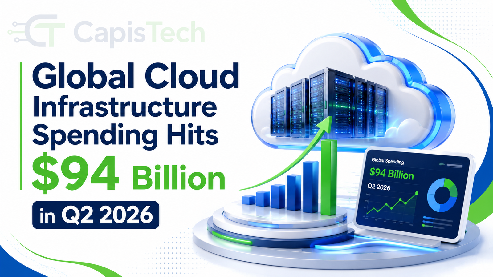 Global Cloud Infrastructure Spending Hits $94 Billion in Q2 2026