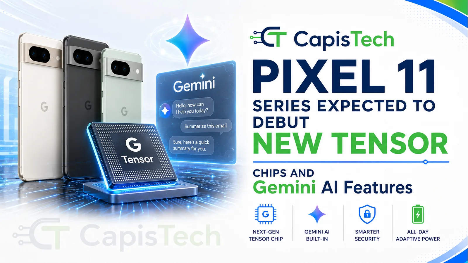 Google Pixel 11 Series Expected to Debut New Tensor Chips and Gemini AI Features