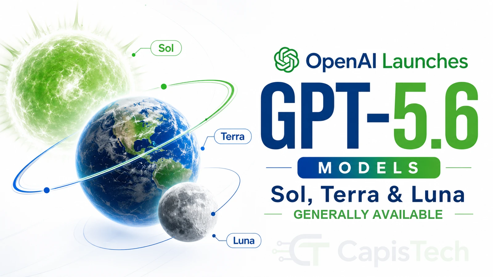 OpenAI Launches GPT-5.6 Models Sol, Terra and Luna for Broad Testing